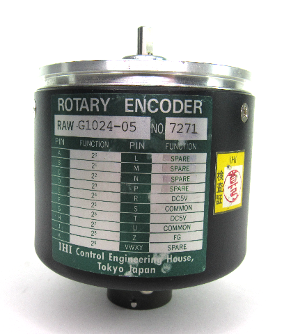 IHI Control Engineering House RAW G1024-05  N0.7271 Rotary Encoder