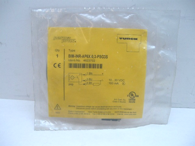 Turck BIM-INR-AP6X-0,3-PSG3S Proximity Switch Sensor 10-30 VDC New