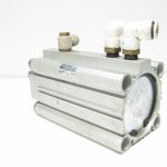 Smc RZQB63-50-25 Three Position Cylinder 63 MM Bore, 50 MM Full Stroke