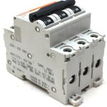 Merlin Gerin Multi 9 C60 C4A  3 Pole Circuit Breaker 277V