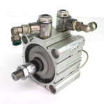 Smc NCDQ2B80-25DM Compact Cylinder 80mm Bore, 25mm Stroke 145 Psi