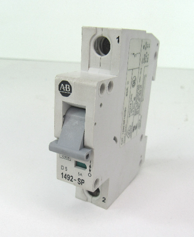 Allen Bradley 1492-SP1D050 1 Pole 5 Amp 240/415Vac Ser C Circuit Breaker