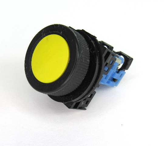 Fuji AR30FOR Yellow Push Button Switch Momentary