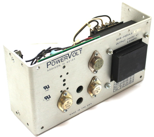 Power Volt BVA-24DS4.8, 24VDC at 4.8 AMPS Power Supply