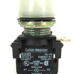 Cutler-Hammer White Pilot Light E22D Series A2 Contact Block 250 Volts