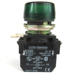 Cutler-Hammer Green Pilot Light E22D Series A2 Contact Block 250 Volts