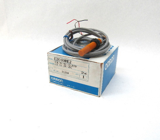 Omron E2K-X4ME2 Proximity Sensor, M12, 10-30Vdc, .16 In. Range, New