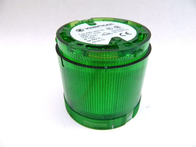 Werma Signaltechnik 840 200 00 Incandescent Green Signal Tower Light 240Vac Max