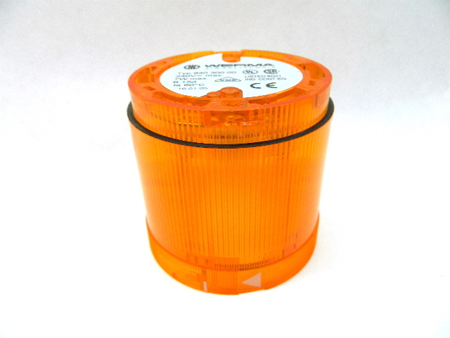 Werma Signaltechnik 840 300 00 Incandescent Amber Signal Tower Light 240Vac Max