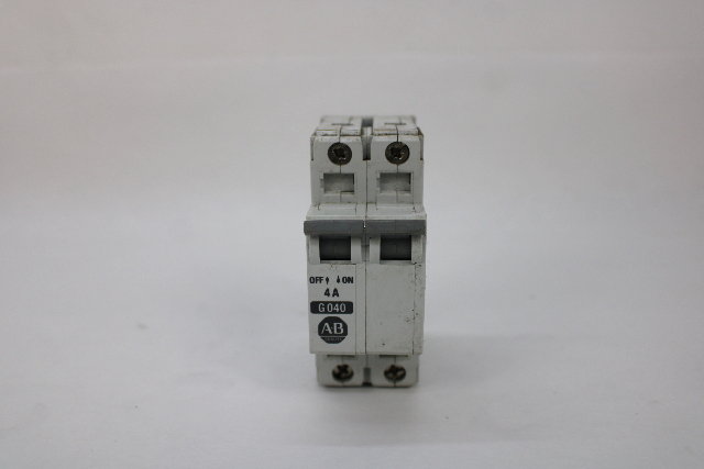 Allen Bradley 1492-CB2G040 Circuit Breaker 4 Amp, 2 Pole, 480 Vac, 65 Vdc