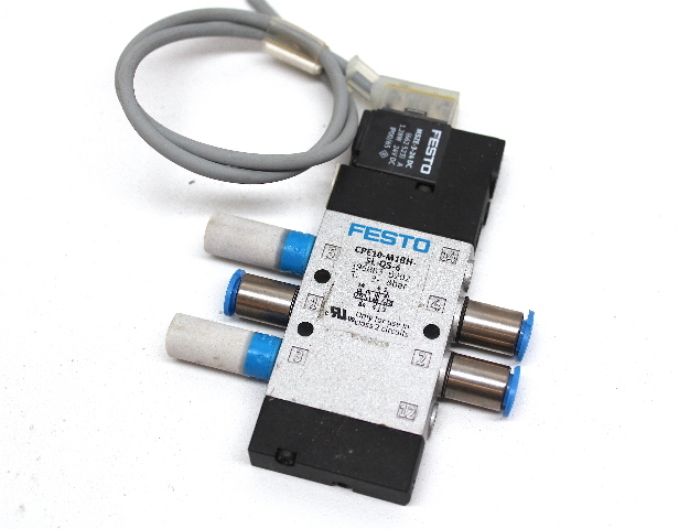Festo CPE10-M1BH-5L-QS-6 Compact Solenoid Valve 5/2 Way 24Vdc