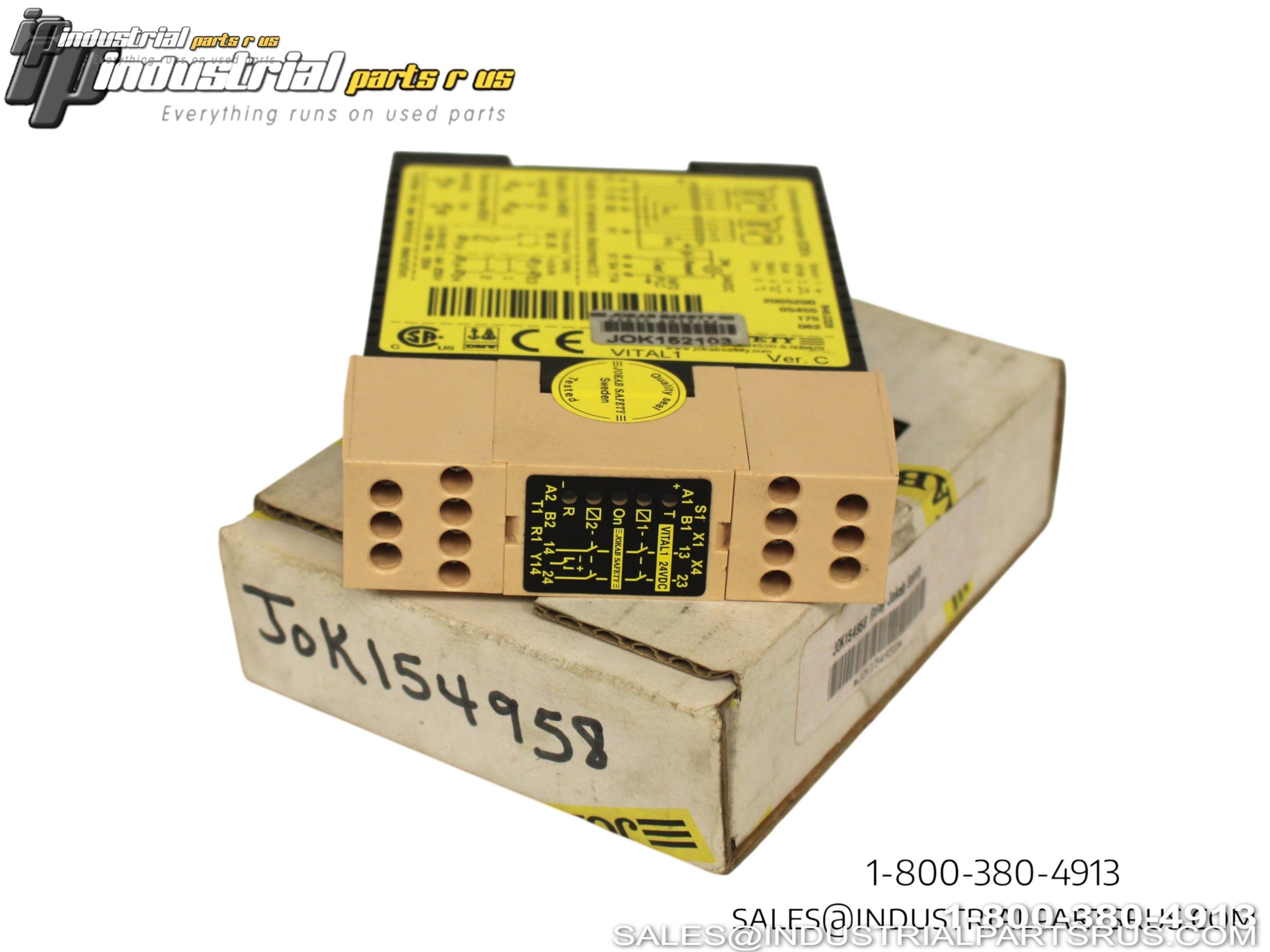 Jokab 20-052-00 Vital 1 Safety Controller 24V DC 2A DIN Rail SIL 3