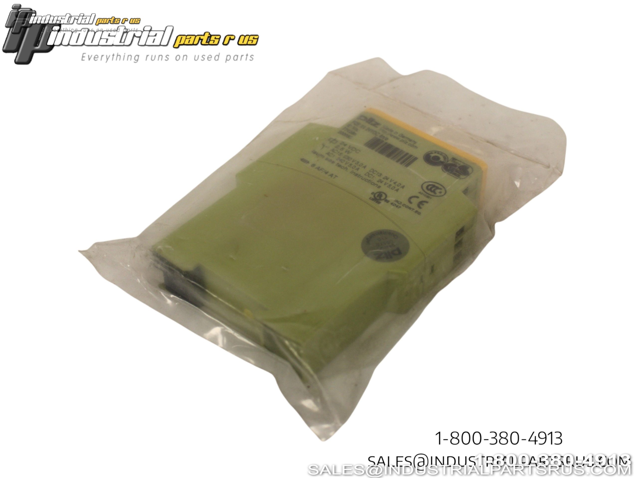 Pilz PZE X4 24VDC 4n/o Safety Relay 5A DIN Rail Mount 774585