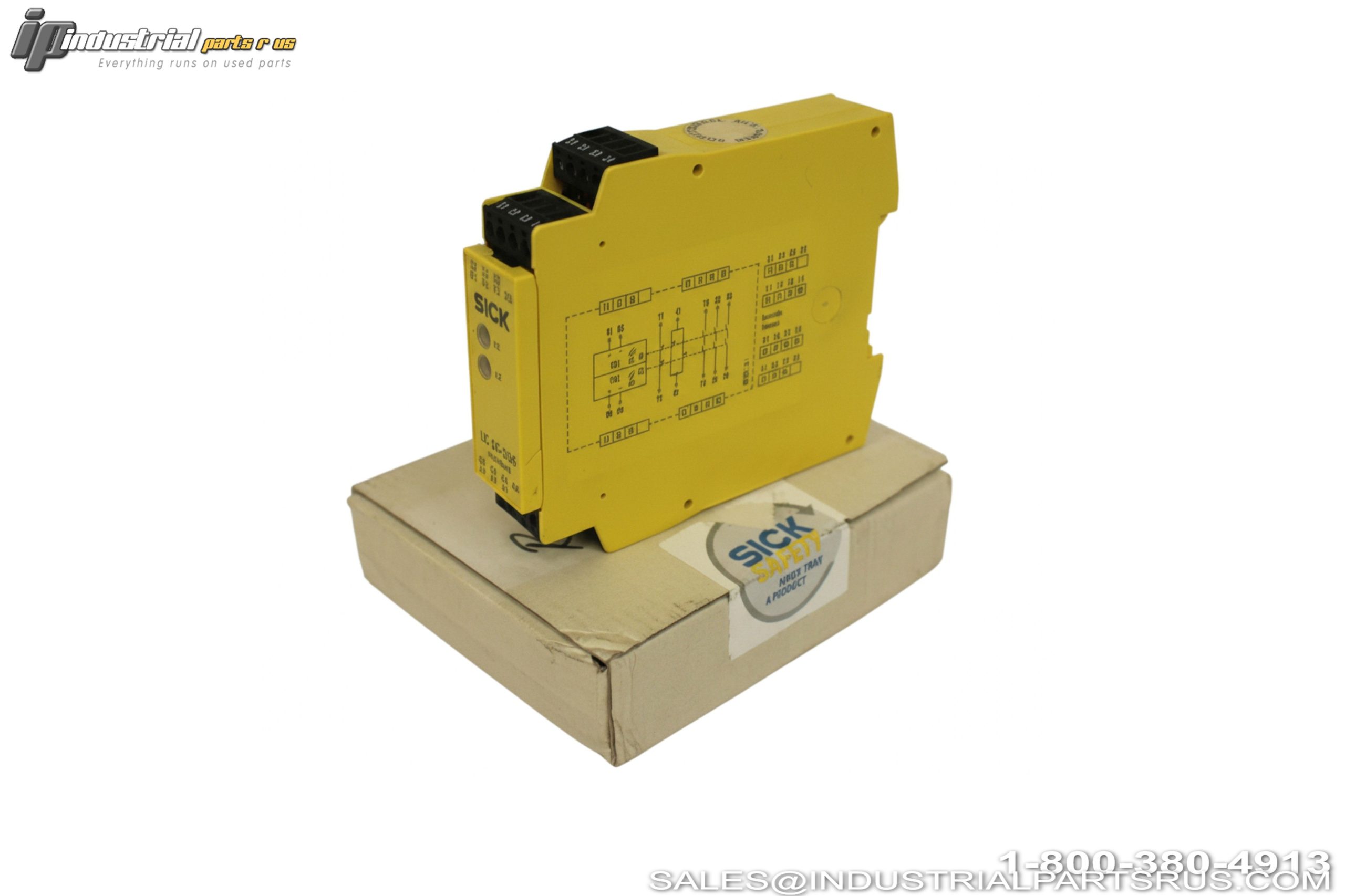 Sick UE 10-30S3D0 Safety Relay 24VDC 3NO 3A DIN Rail IP20 Machine Safety