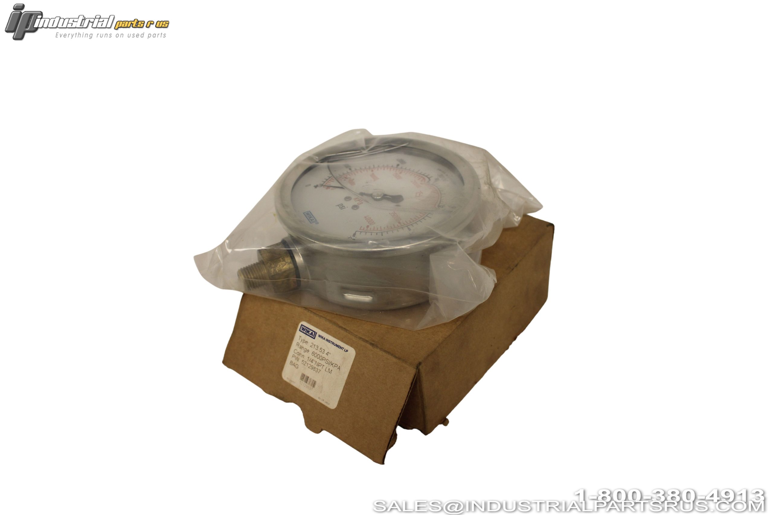 WIKA 52129837 Pressure Sensor Gauge Piezoresistive Analog DC Cable Output