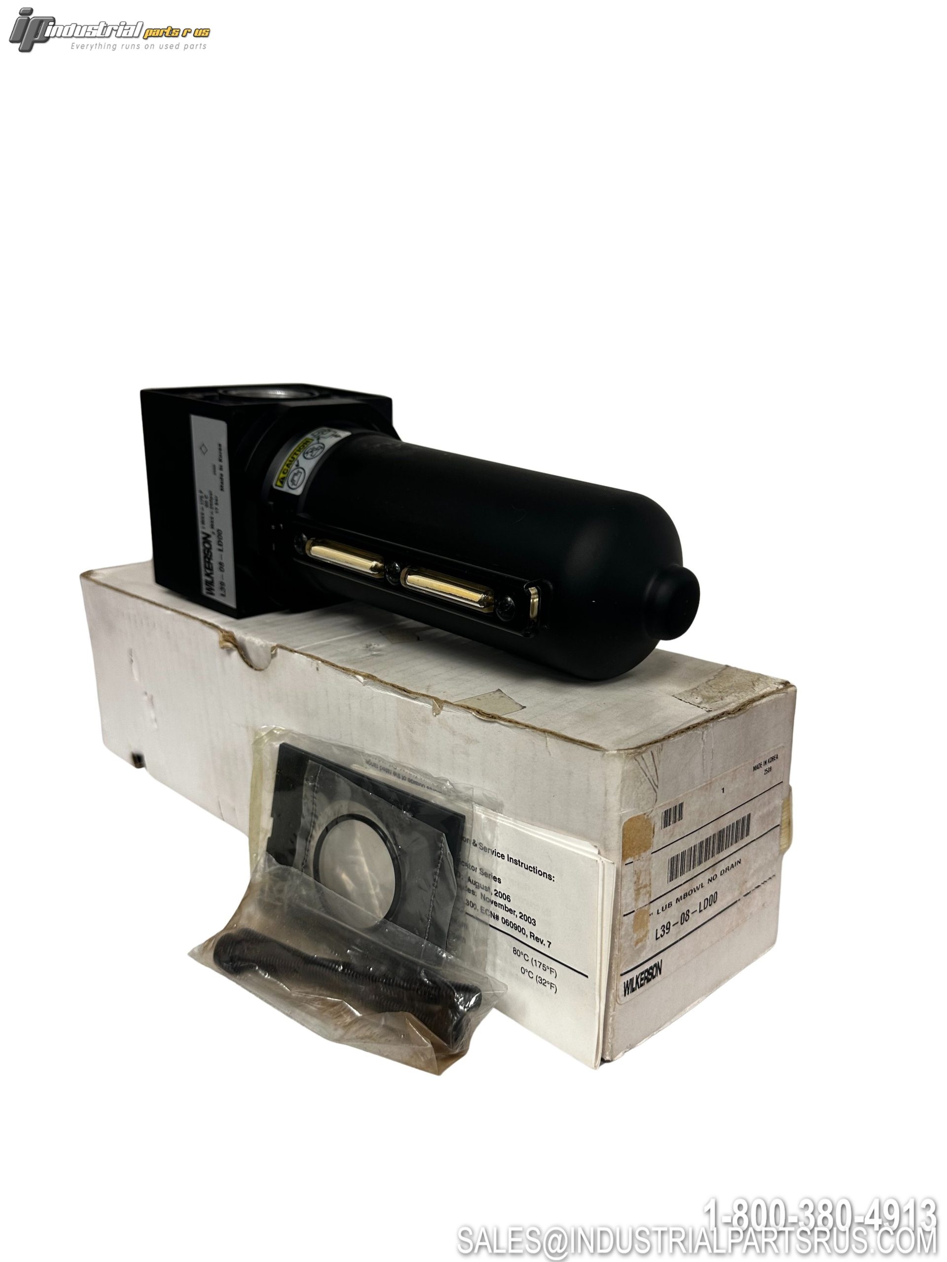 Wilkerson L39-08-LD00 1" NPT Air Filter 270 SCFM Metal Bowl Sight Gauge