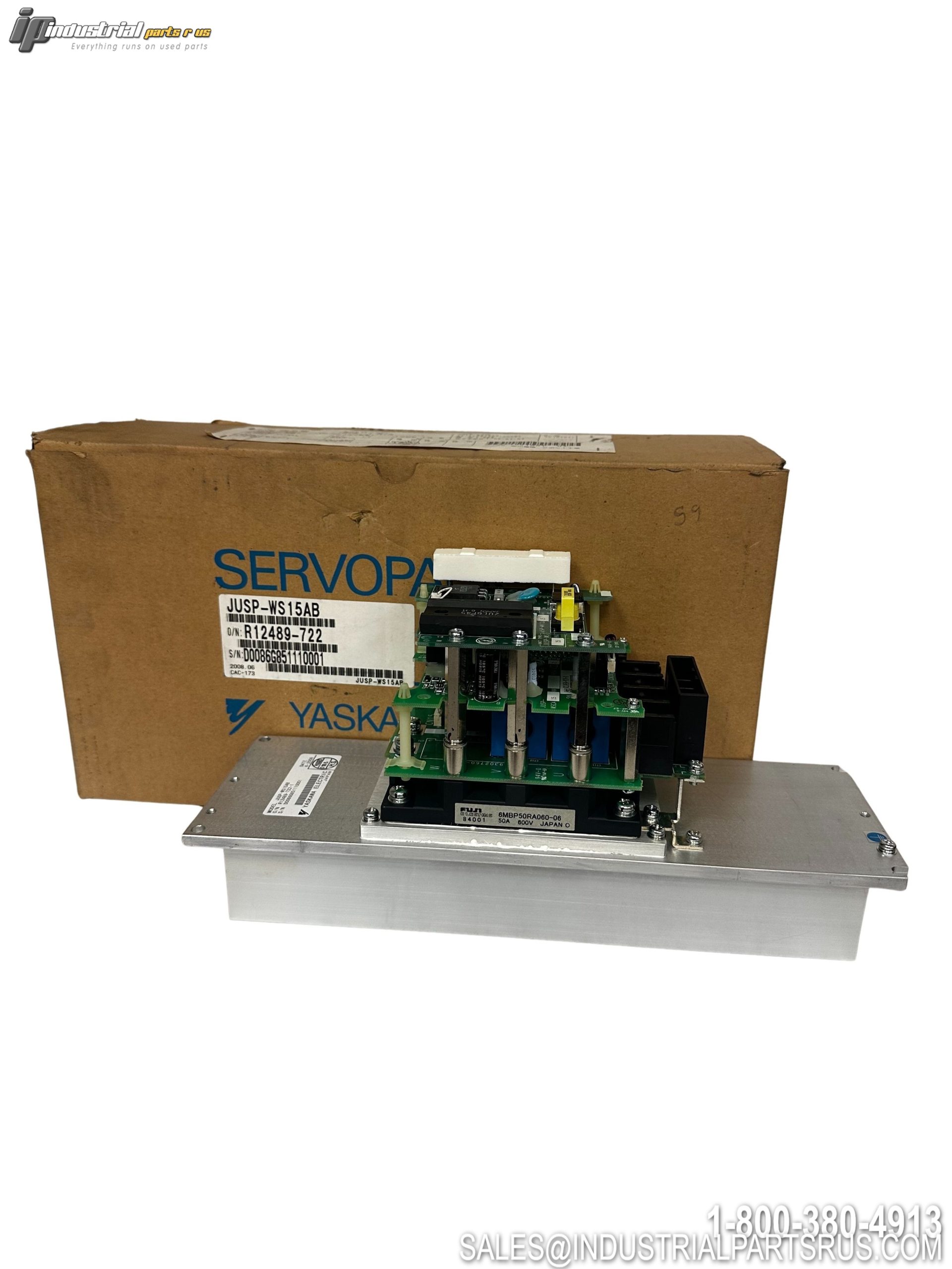 Yaskawa JUSP-WS15AB 1.5kW AC Servo Amplifier 3-Phase Robot Aux Drive
