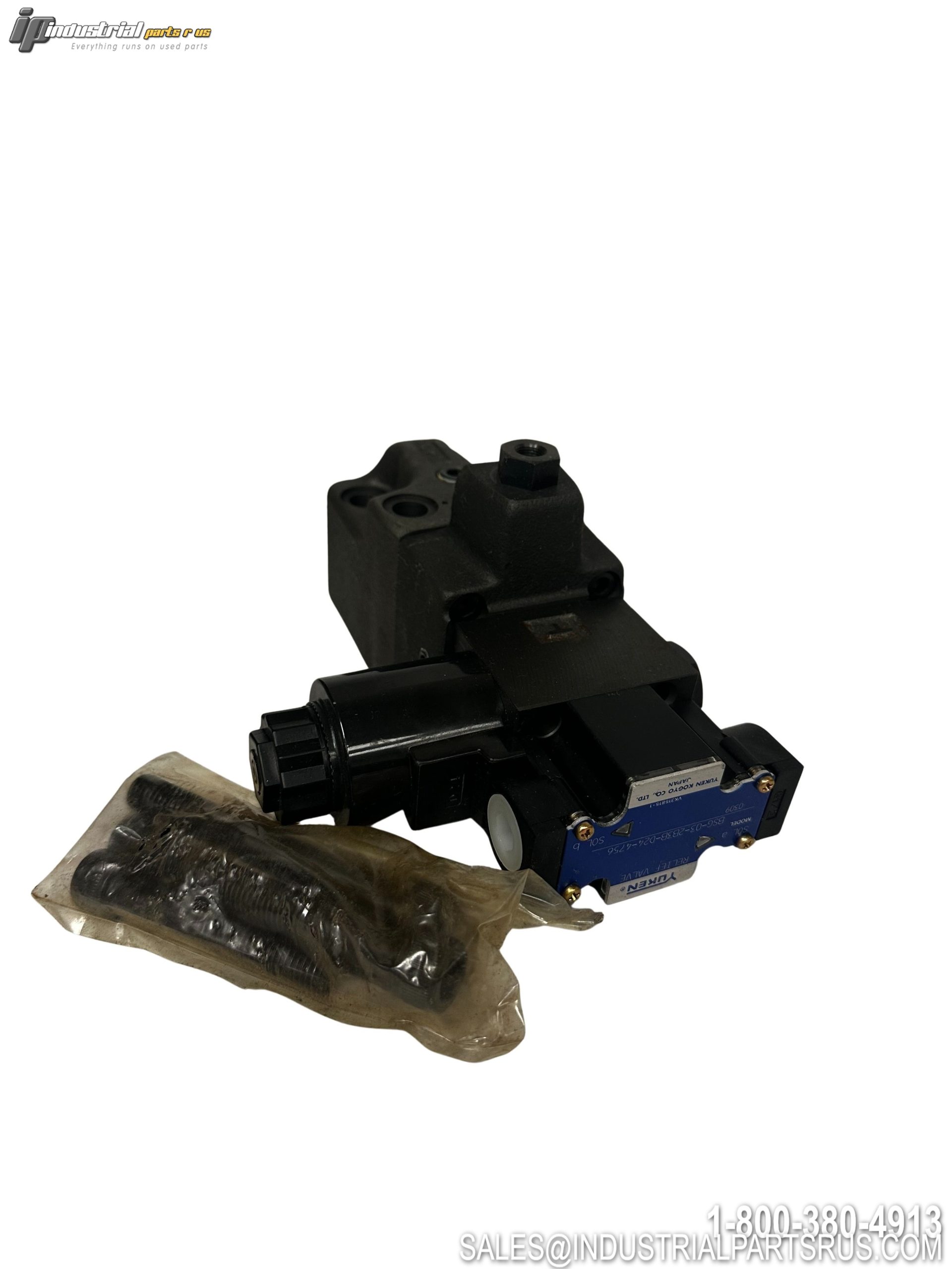 YUKEN BSG-03-2B3B-D24-4756 Solenoid Relief Valve 24VDC 3630PSI 26GPM