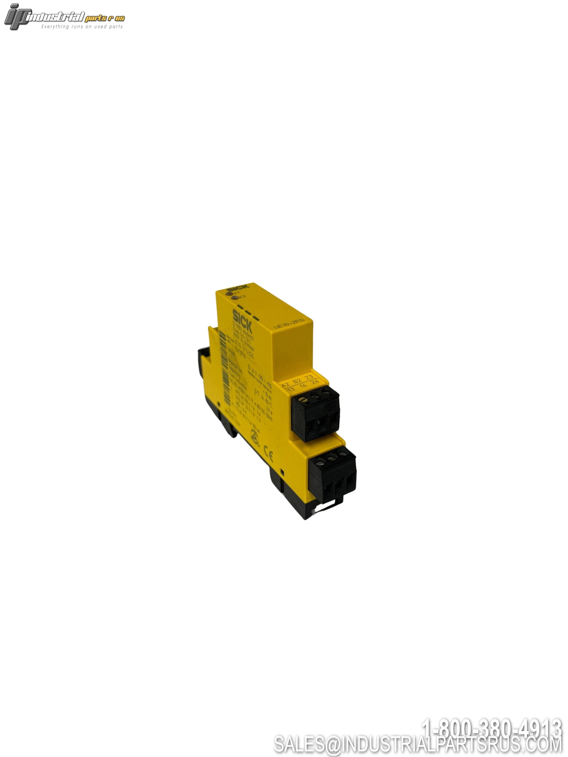 SICK UE10-2FG3D0 Safety Relay 24VDC 2NO 1NC SIL3 PL e DIN Rail M12