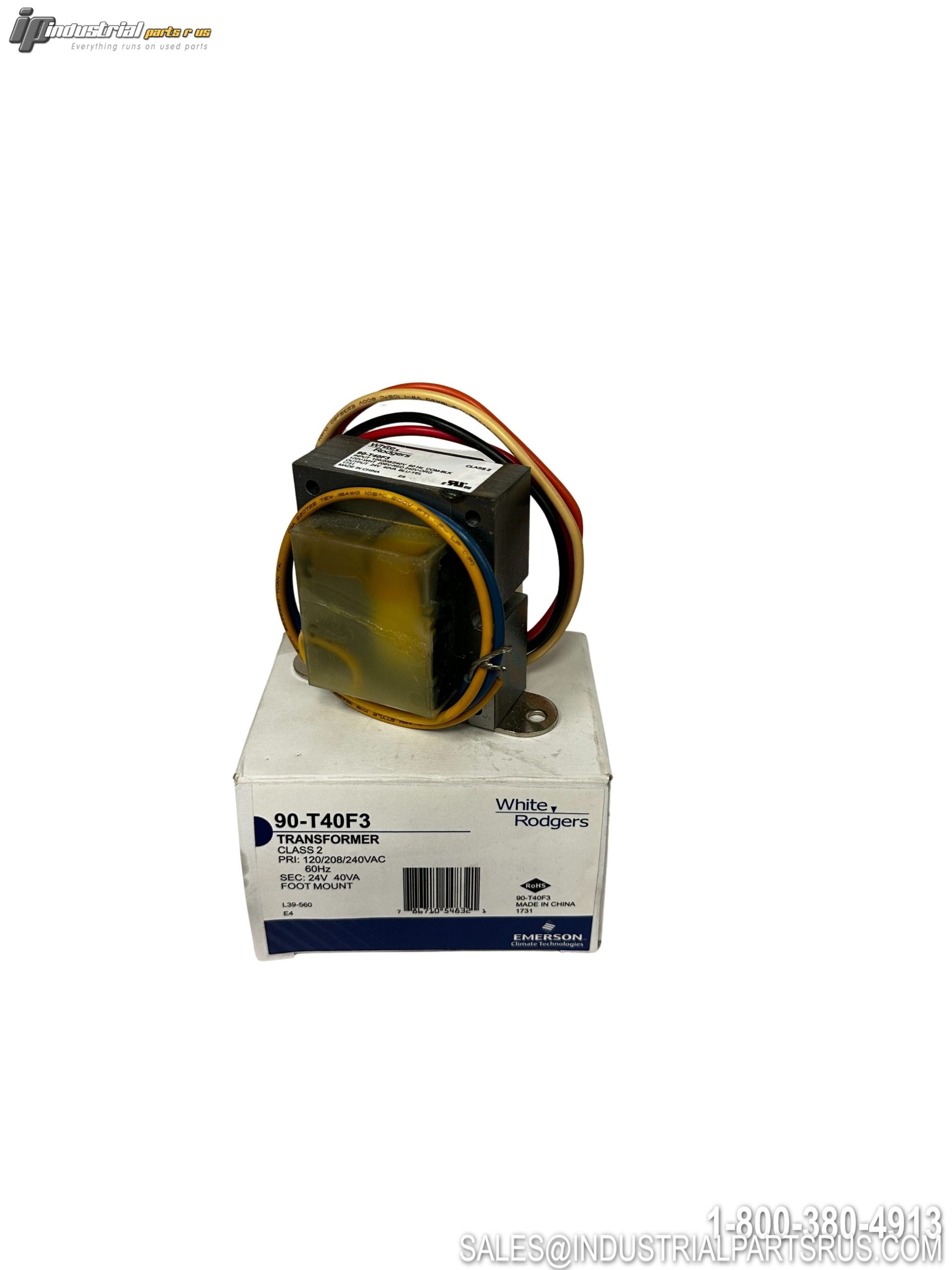 White Rodgers 90-T40F3 Transformer 40VA 120/208/240VAC 24VAC Energy Limiting