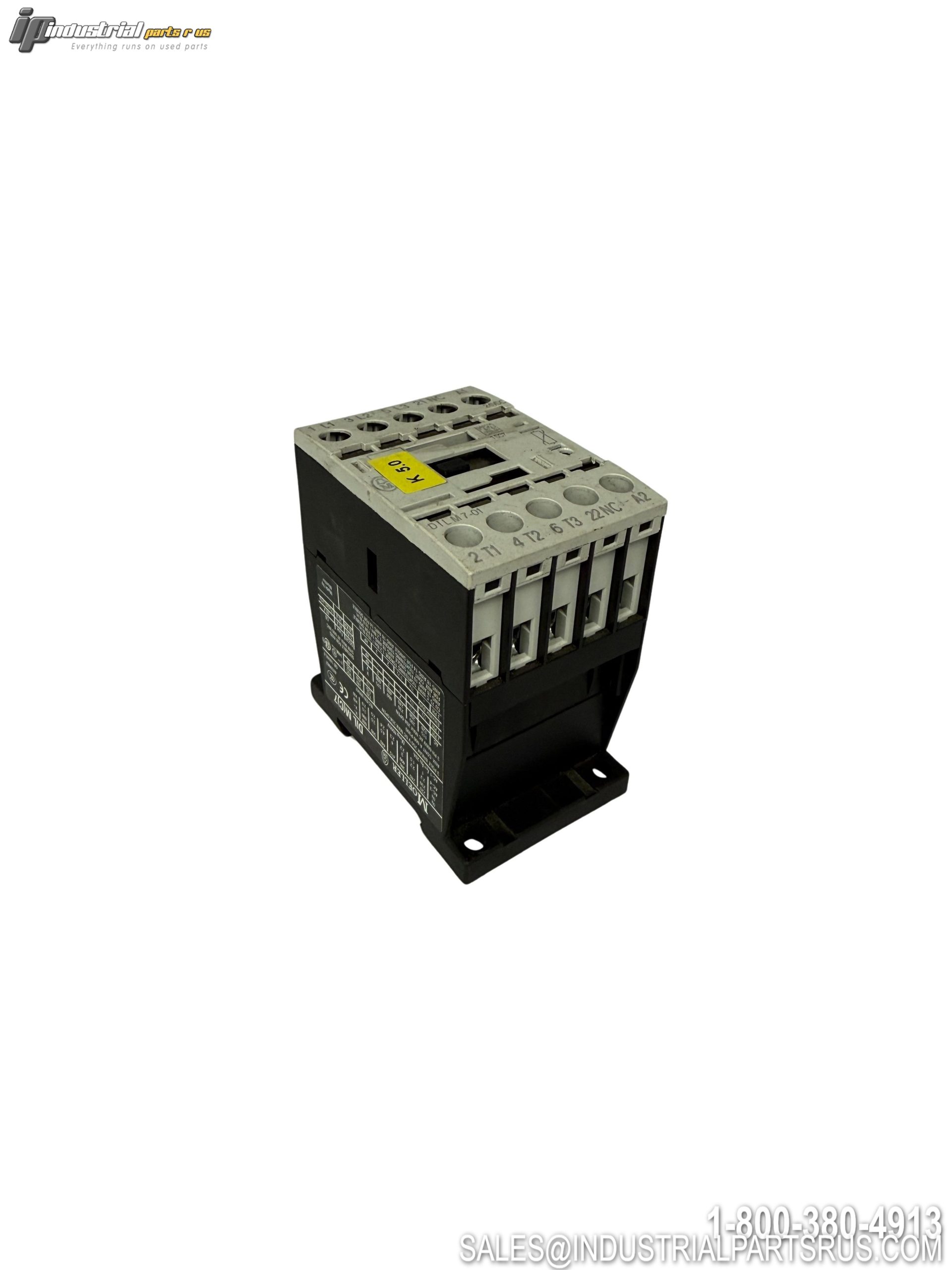Moeller DILM(C)7 Contactor 3-Pole 7A 3kW 24V-690V Coil DIN Rail Mount