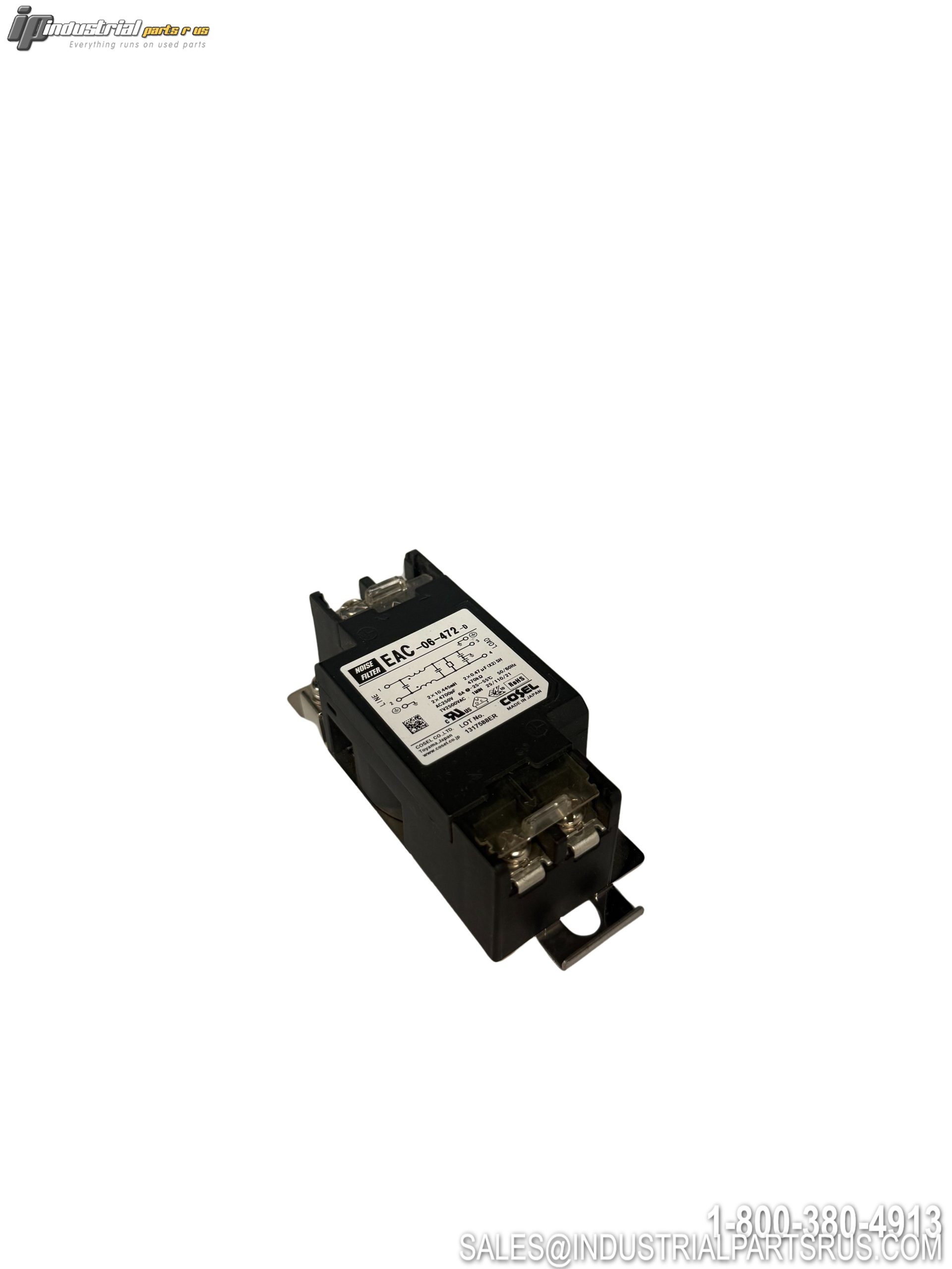 COSEL EAC-06-472-D Power Line Filter EMI/EMC 250VAC/VDC 6A DIN Rail