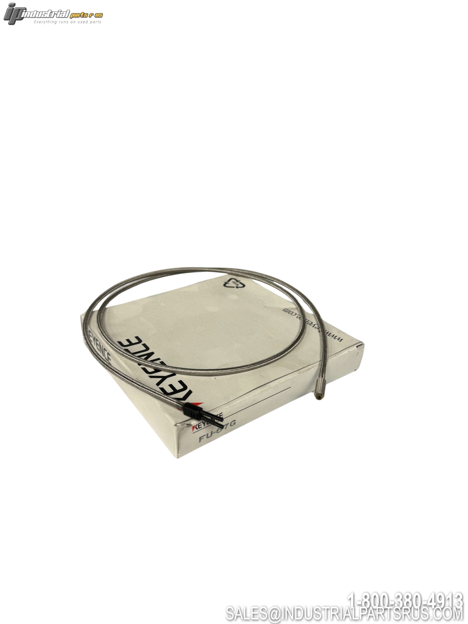 Keyence FU-67G Fiber Optic Sensor M6 Glass DC Photoelectric 1m Cable