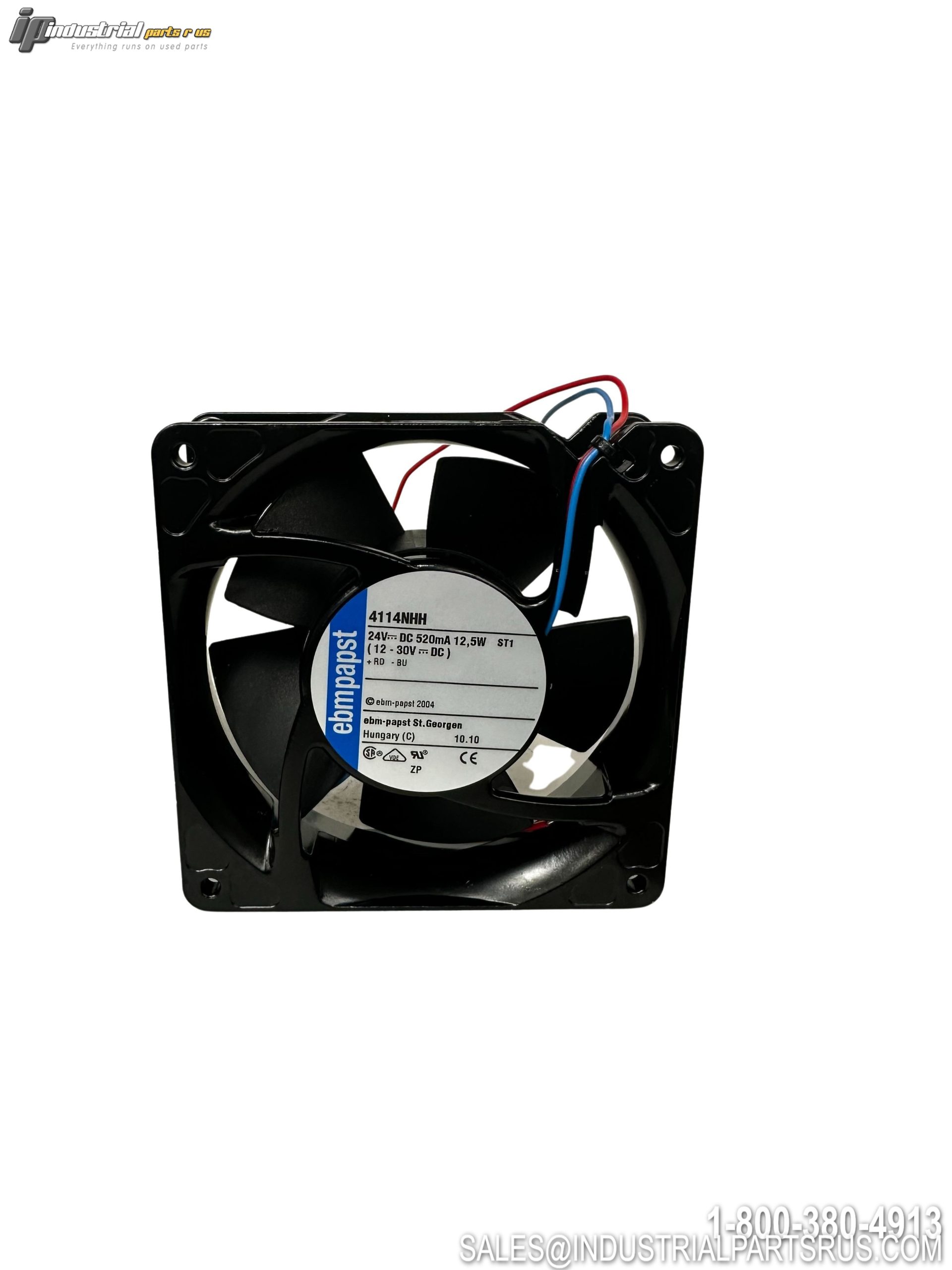 ebm-papst 4114NHH DC Axial Fan 24VDC 119x119x38mm 152.9CFM 60dBA