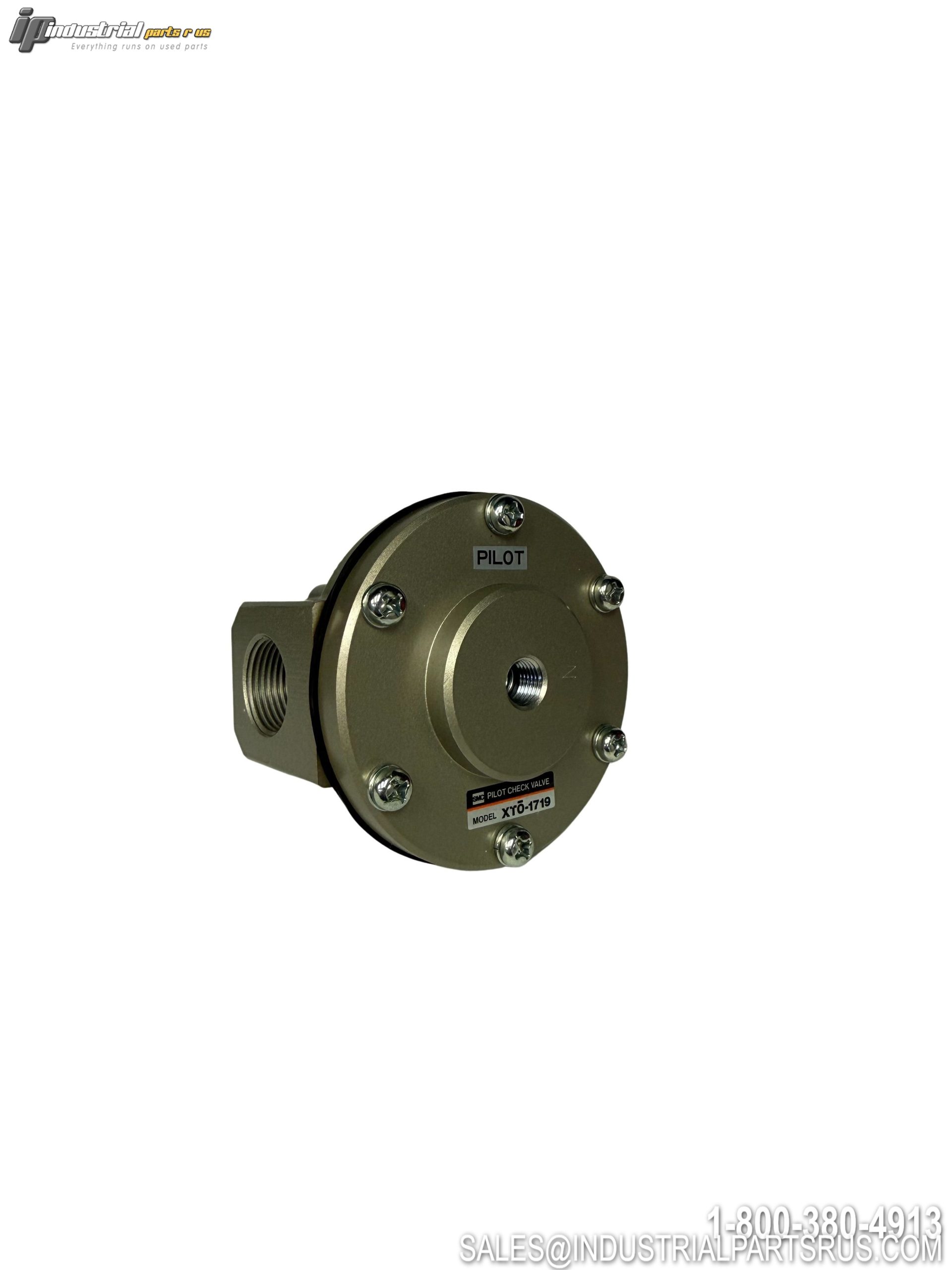 SMC XTO-1719 Pilot Check Valve Pneumatic Air Control 2-Way 145 psi