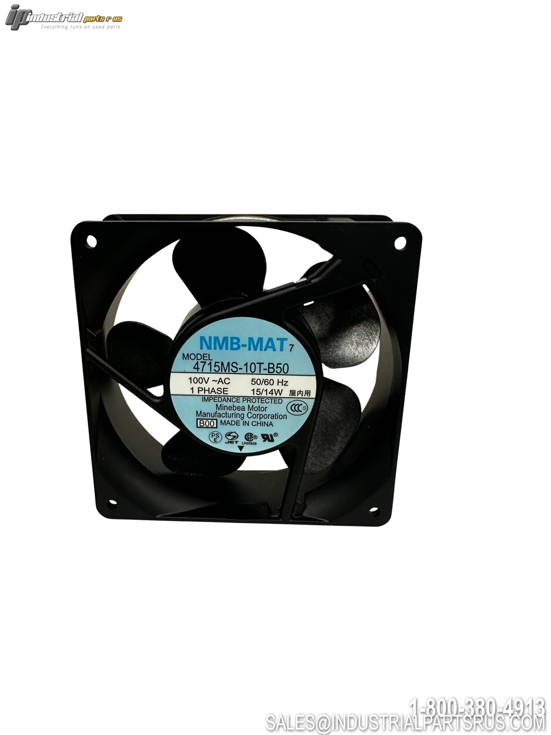 NMB-MAT 4715MS-10T-B50 AC Axial Fan 100V 0.02HP 2600RPM Single Phase