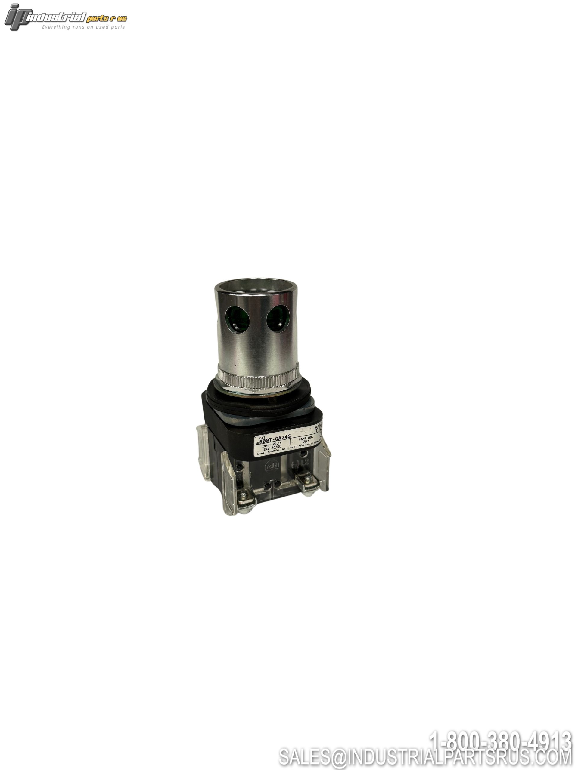 Allen-Bradley 800T-QA24G 30mm Illuminated Push Button Green 24V AC/DC