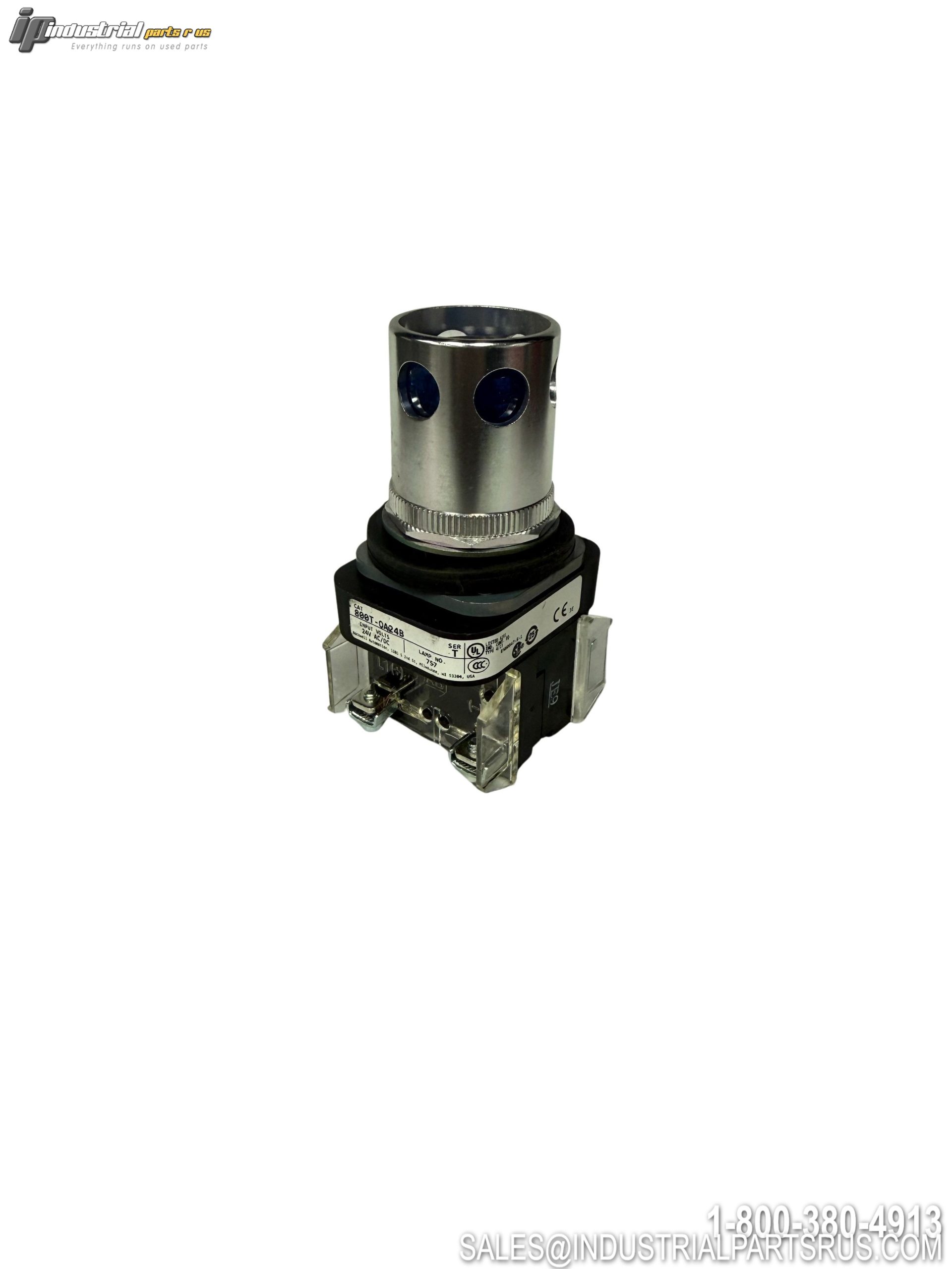 Allen-Bradley 800T-QA24B 30mm Illuminated Push Button 24V AC/DC Blue