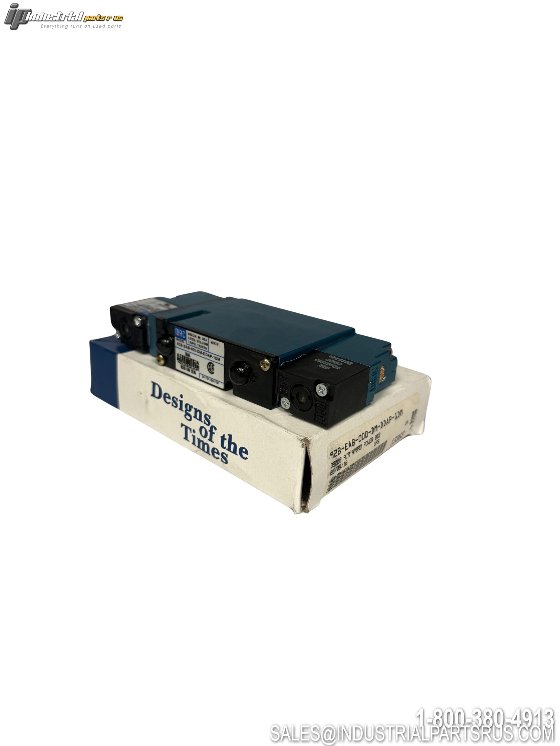 MAC 92B-EAB-000-DM-DDAP-1DM 5/3-Way Double Solenoid Valve 24VDC 120PSI