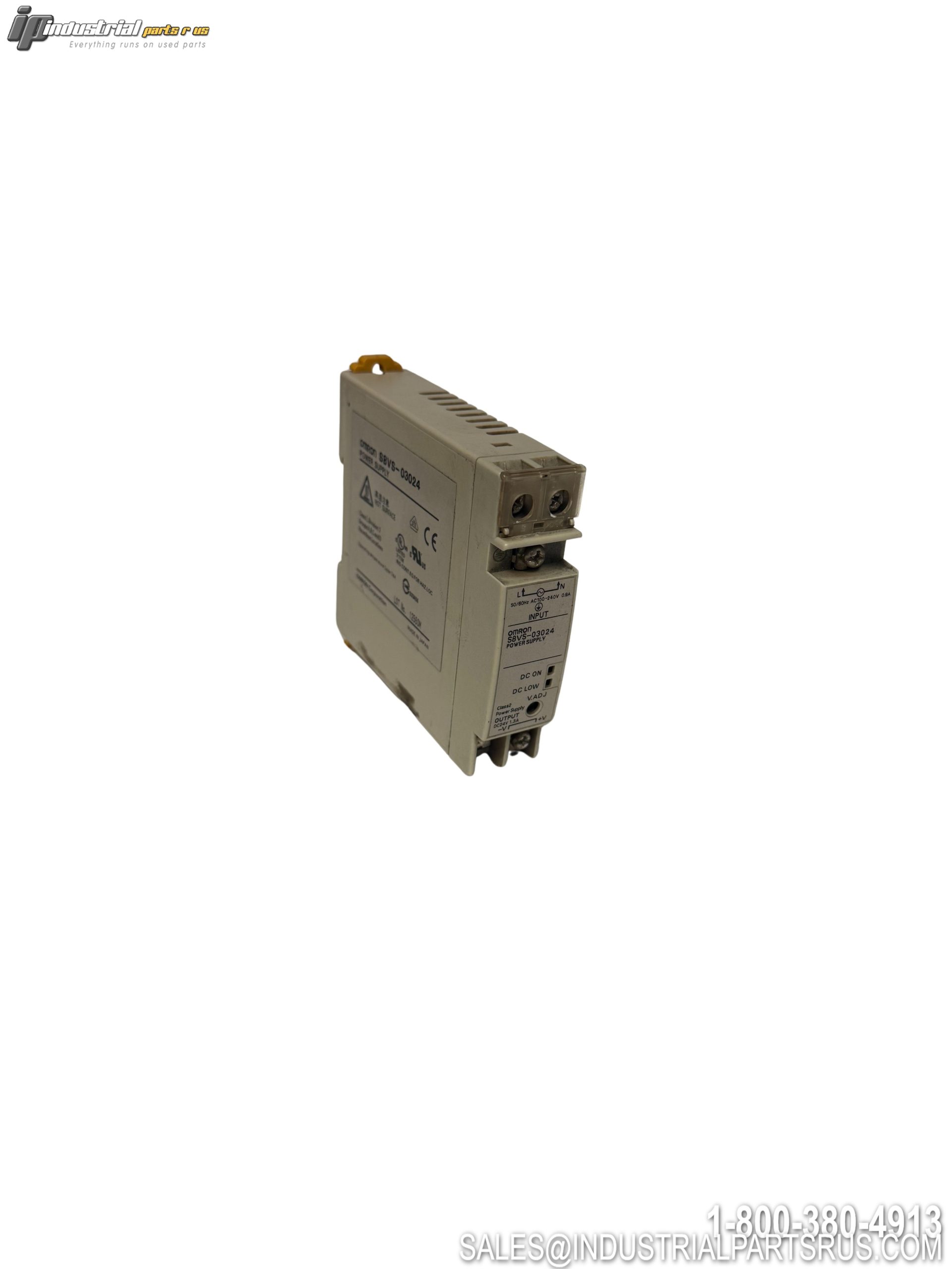OMRON S8VS-03024 24VDC 1.3A 30W DIN Rail Power Supply w/ LED Indicator