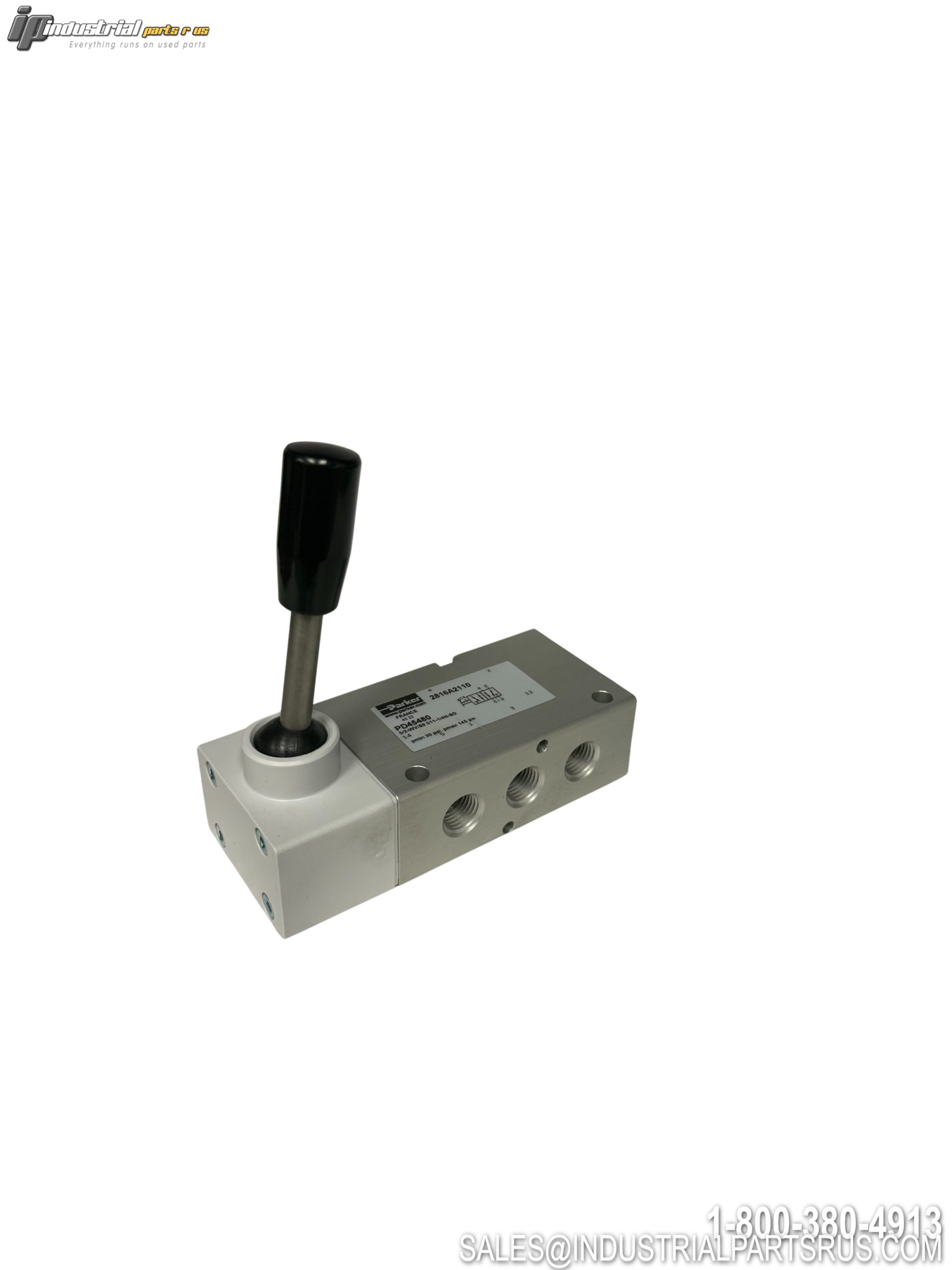 Parker PD45480 Pneumatic Directional Control Valve 5/2 Hand Lever Manual