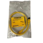 TURCK RKC 4.4T-0.5-RSC 4.4T/CS11178 M12 Cordset 0.5m Yellow 4-Wire