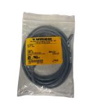 TURCK RK 4T-2/SV M12 Female Cordset 4 Conductor 2 Meter Gray PVC