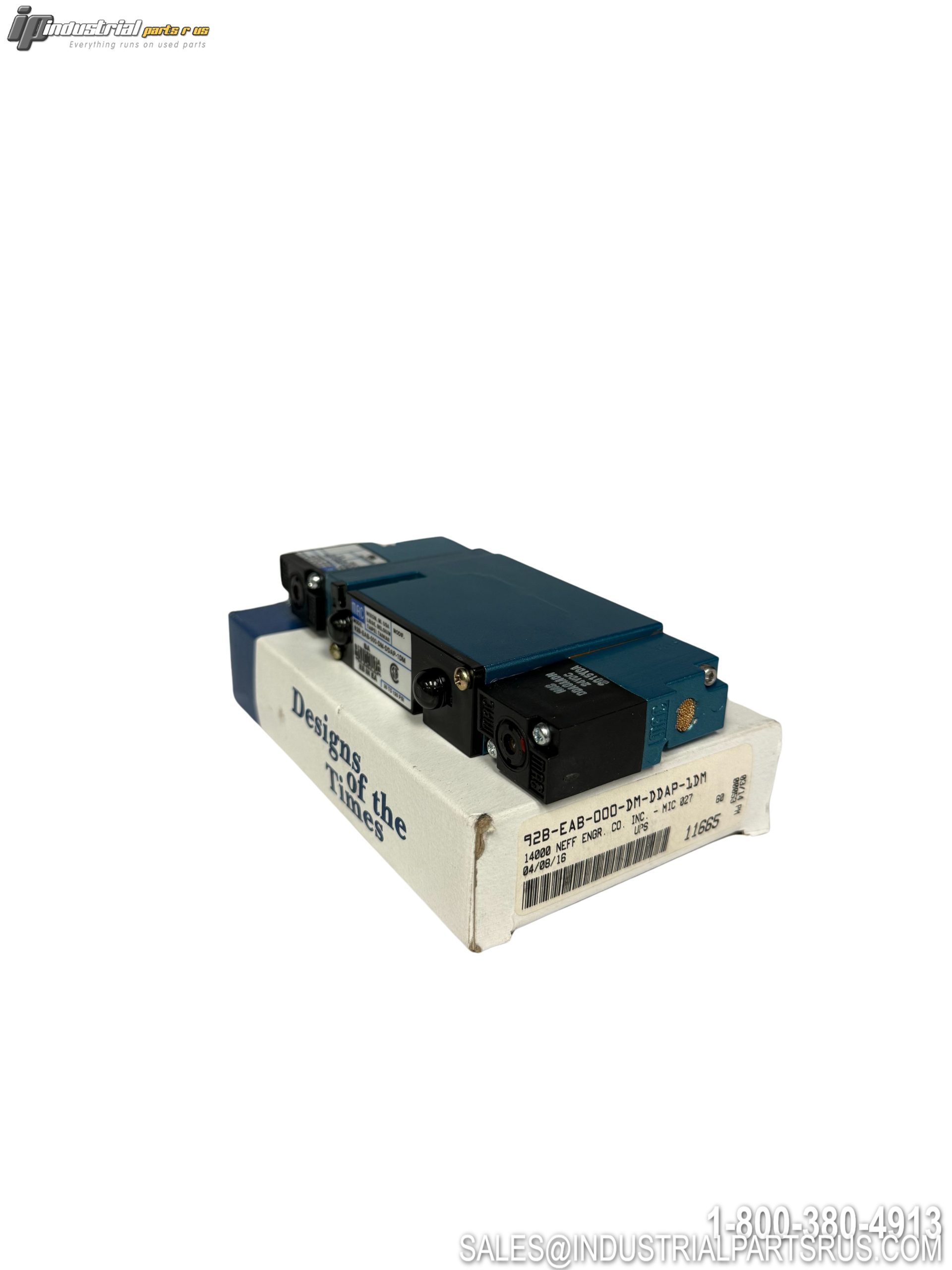MAC 92B-EAB-000-DM-DDAP 1DM Solenoid Valve 5/3 Way 24VDC 5.4W Double