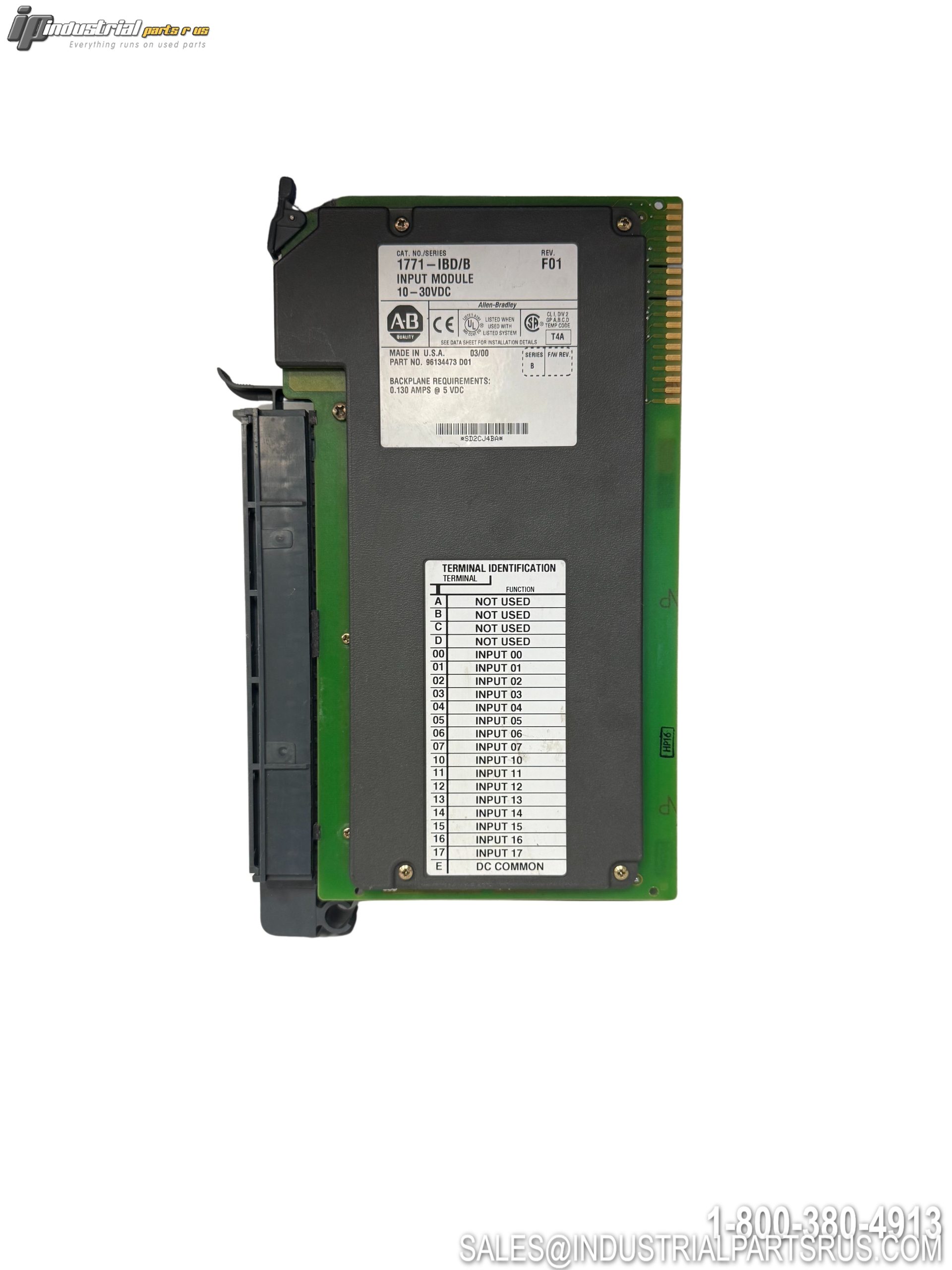 Allen-Bradley 1771-IBD/B PLC-5 DC Input Module 16-Point Digital Remote I/O