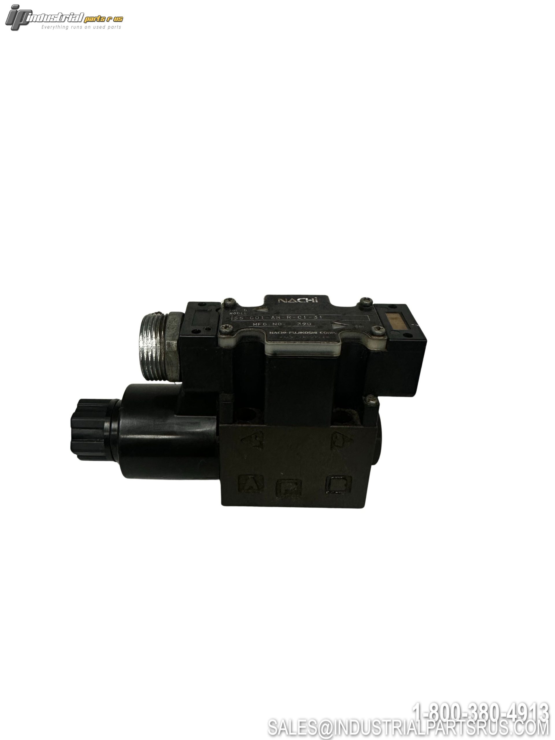 NACHI SS-G01-AR-R-C1-31 4-Way 3-Position Solenoid Hydraulic Valve G01