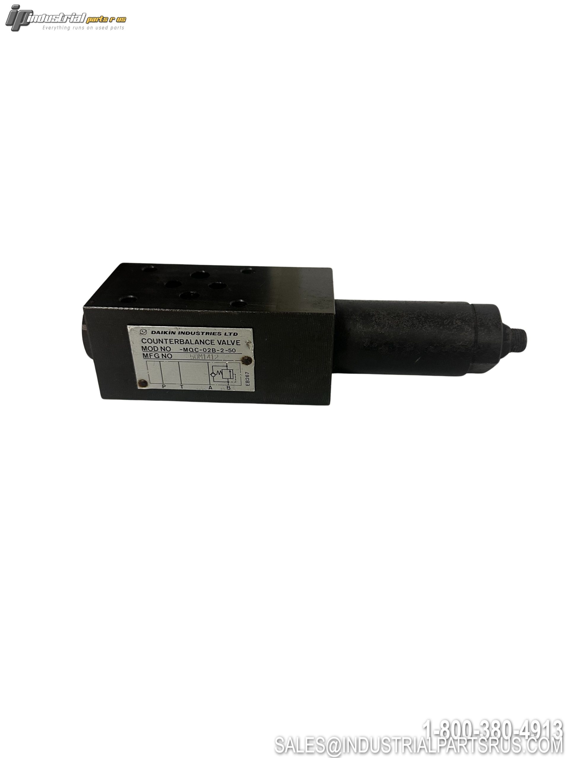 Daikin MQC-02B-2-50 Counter Balance Hydraulic Valve 02 Series Modular