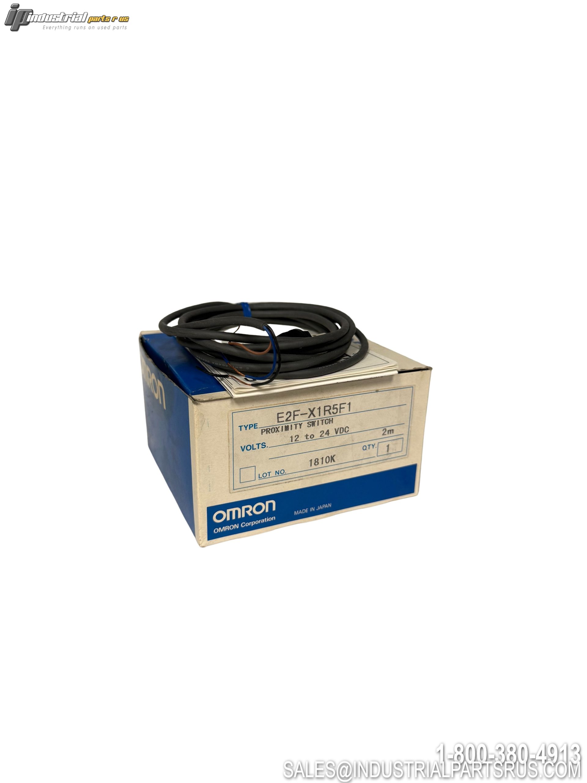 Omron E2f-x1r5f1 Inductive Proximity Sensor M8 1.5mm PNP NO 2m Cable