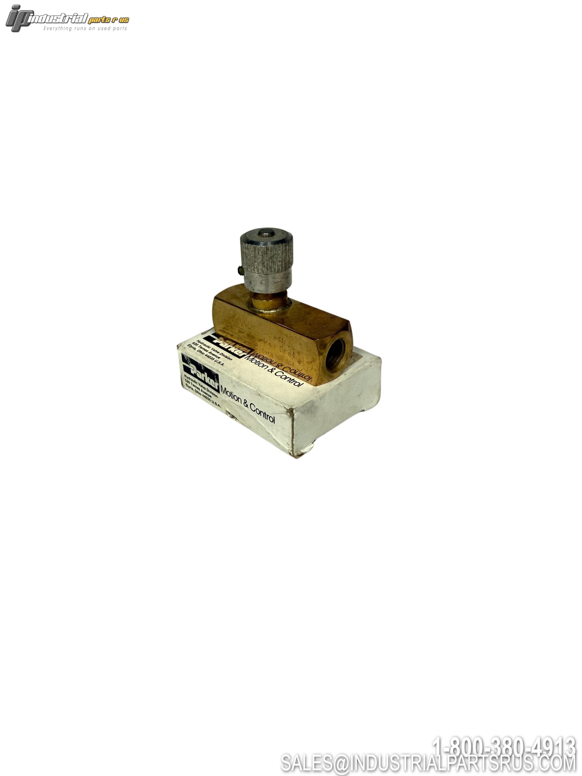 Parker Pf400b/4a789a Hydraulic Flow Control Valve Manual In-Line