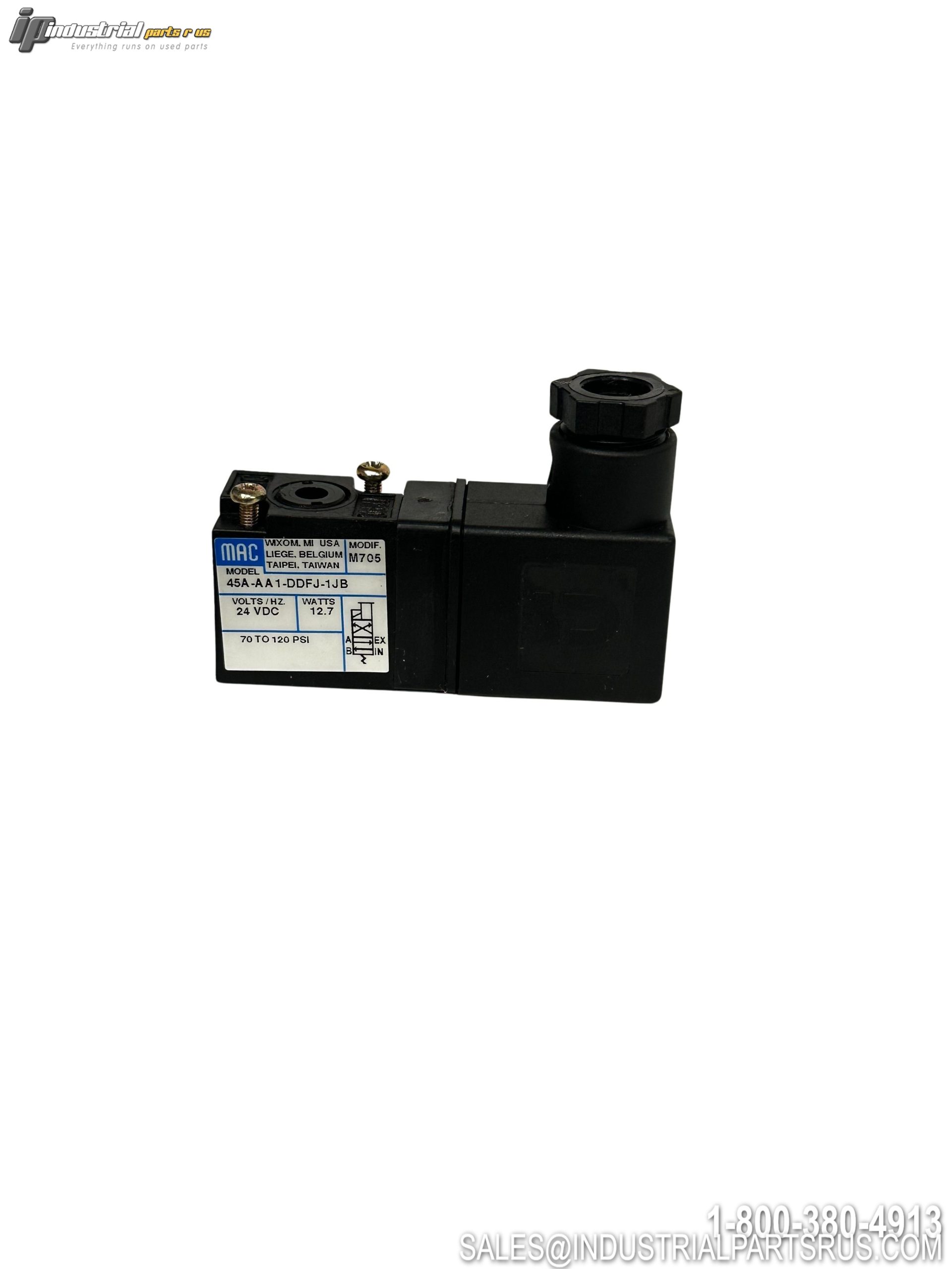 Mac 45a-a a-1-ddf-1jb Pneumatic Solenoid Valve 4/2 Way 45 Series