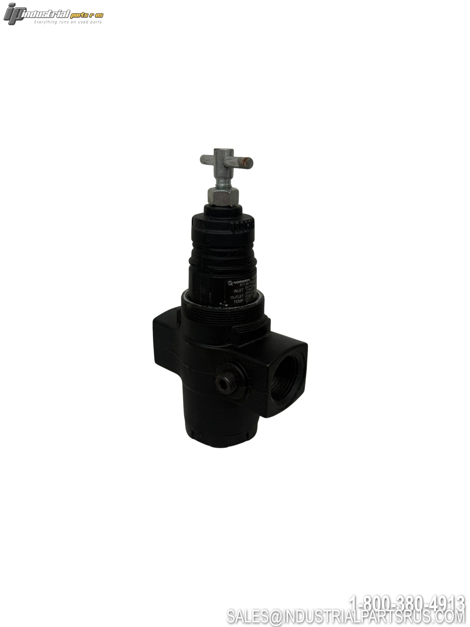 Norgren R17-801-RGLA Air Regulator 1" PTF 5-125 PSI T-Bar 480 SCFM 300 PSI
