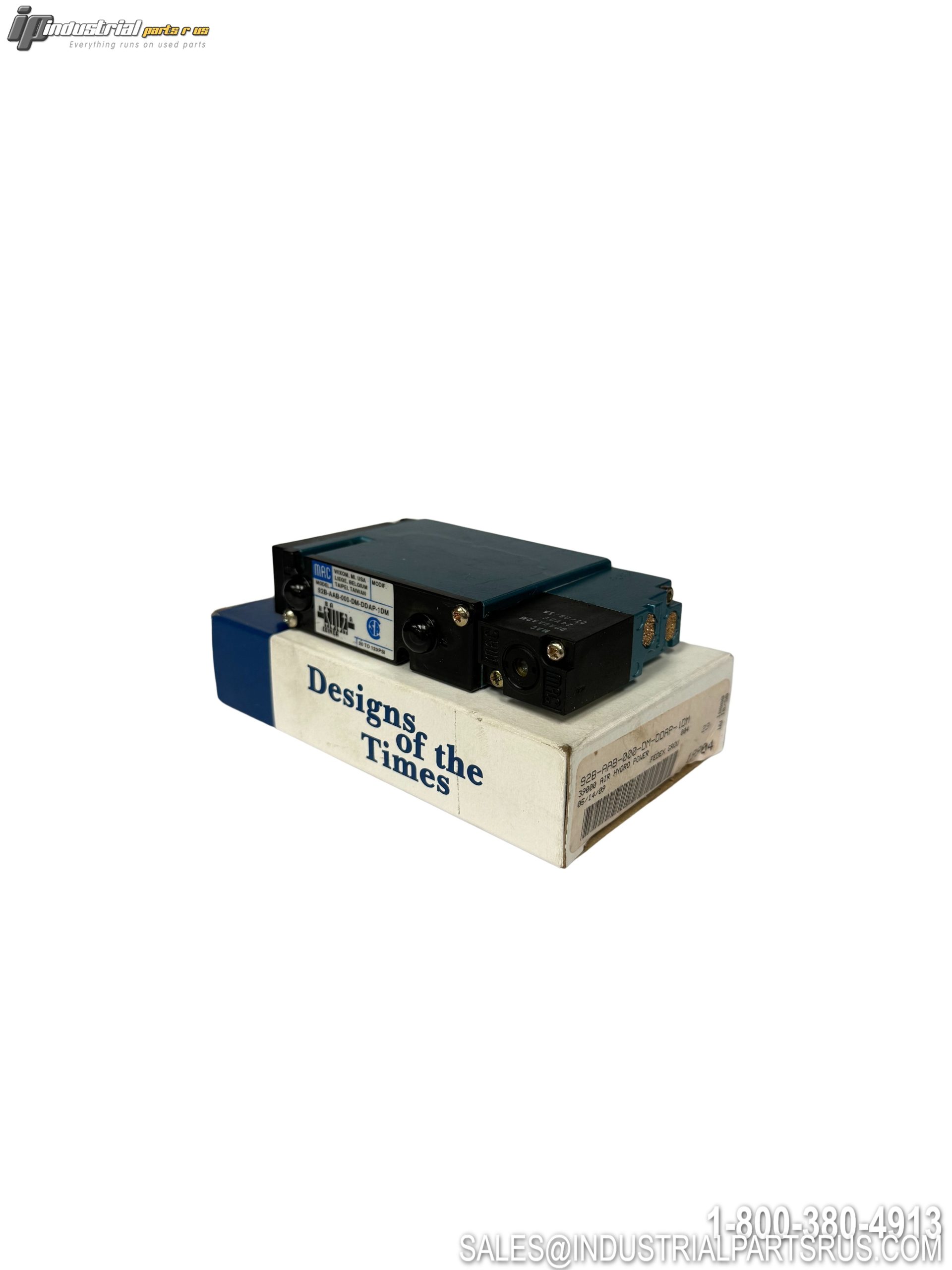 mac 92B-AAB-000-DM-DDAP-1DM 24VDC Pneumatic Solenoid Valve 5/2-way 120PSI