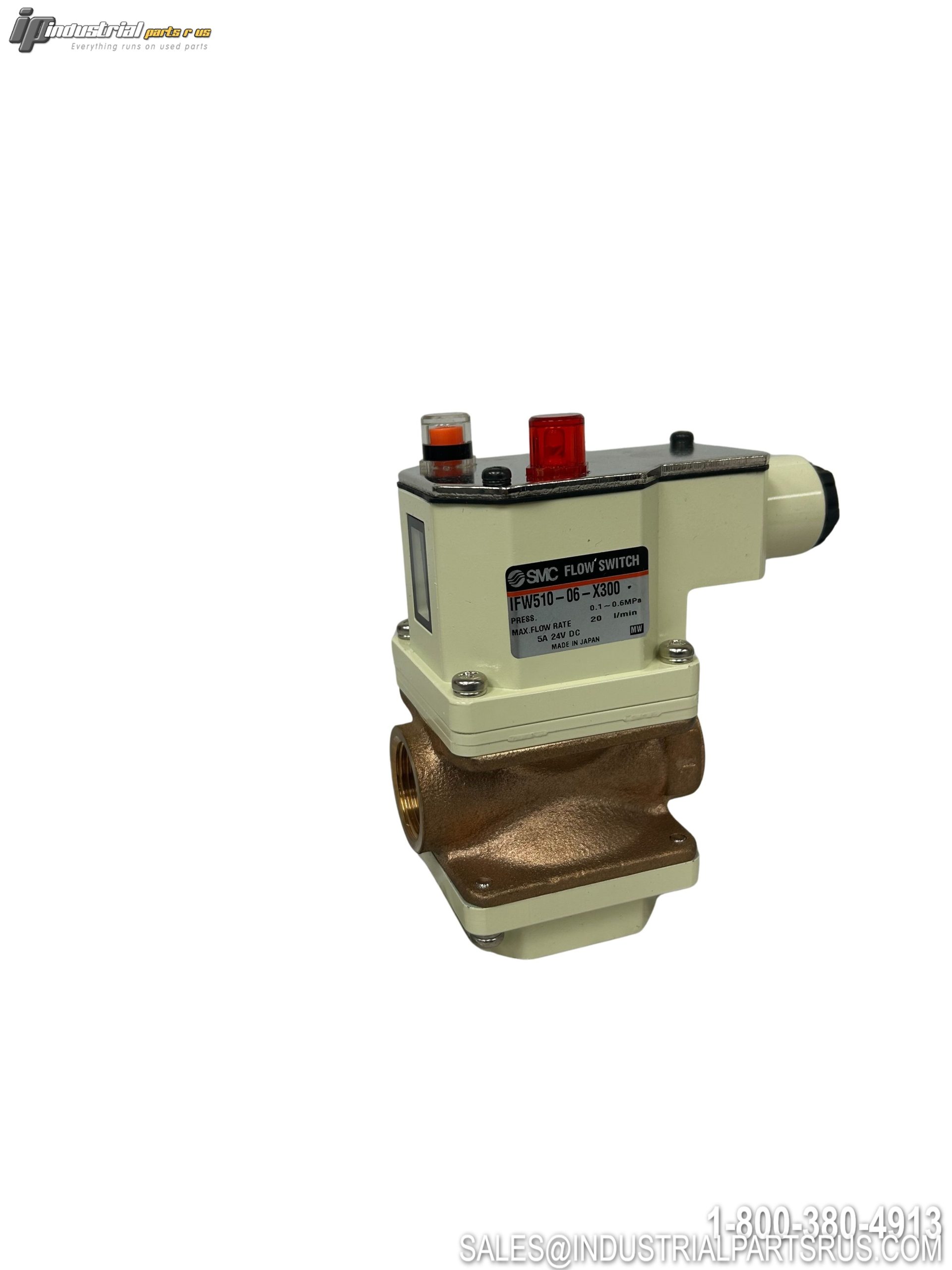 SMC IFW510-06-X300 Digital Flow Switch 3/4" 1-50 L/min 87 PSI IFW5