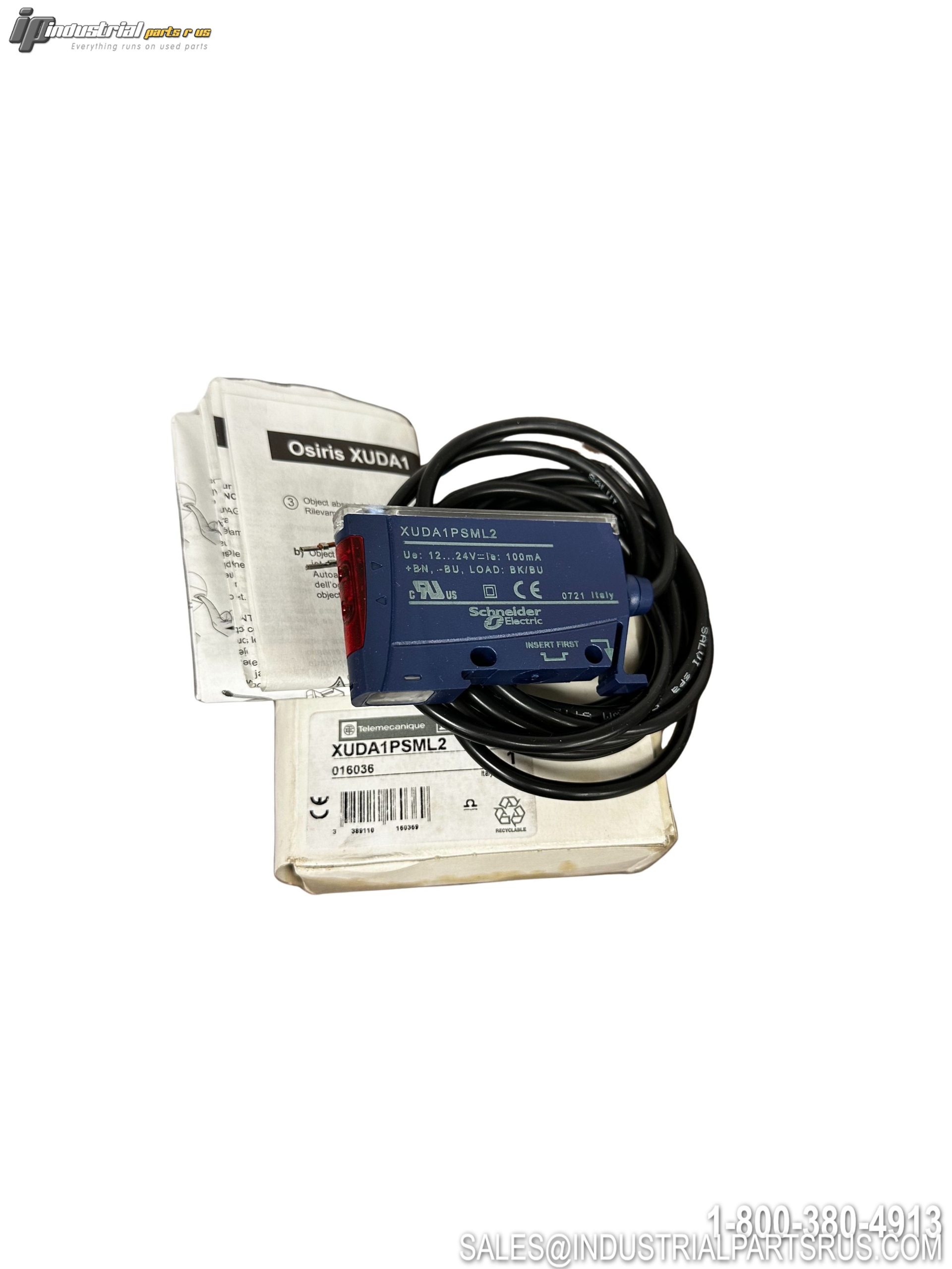 Telemecanique XUDA1PSML2 Fiber Optic Sensor PNP 12-24VDC 2m Cable