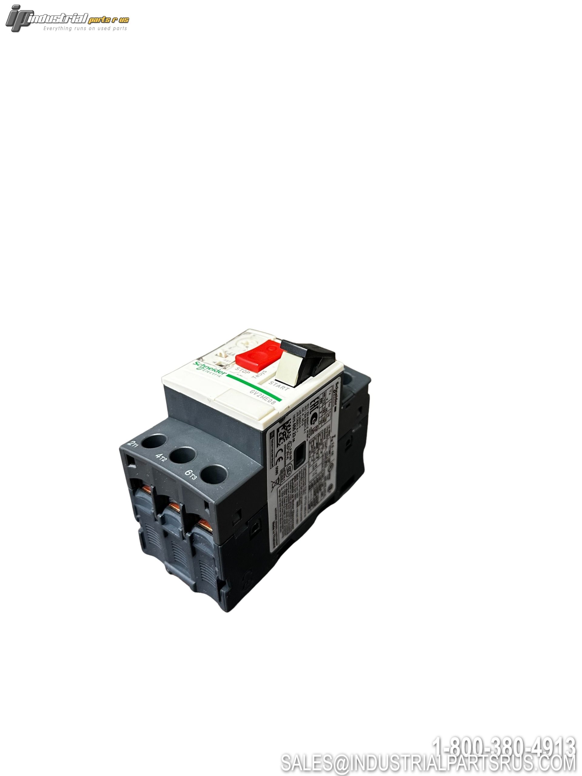 Schneider GV2ME08 TeSys GV2 Motor Starter 2.5-4A 600V 3-Pole