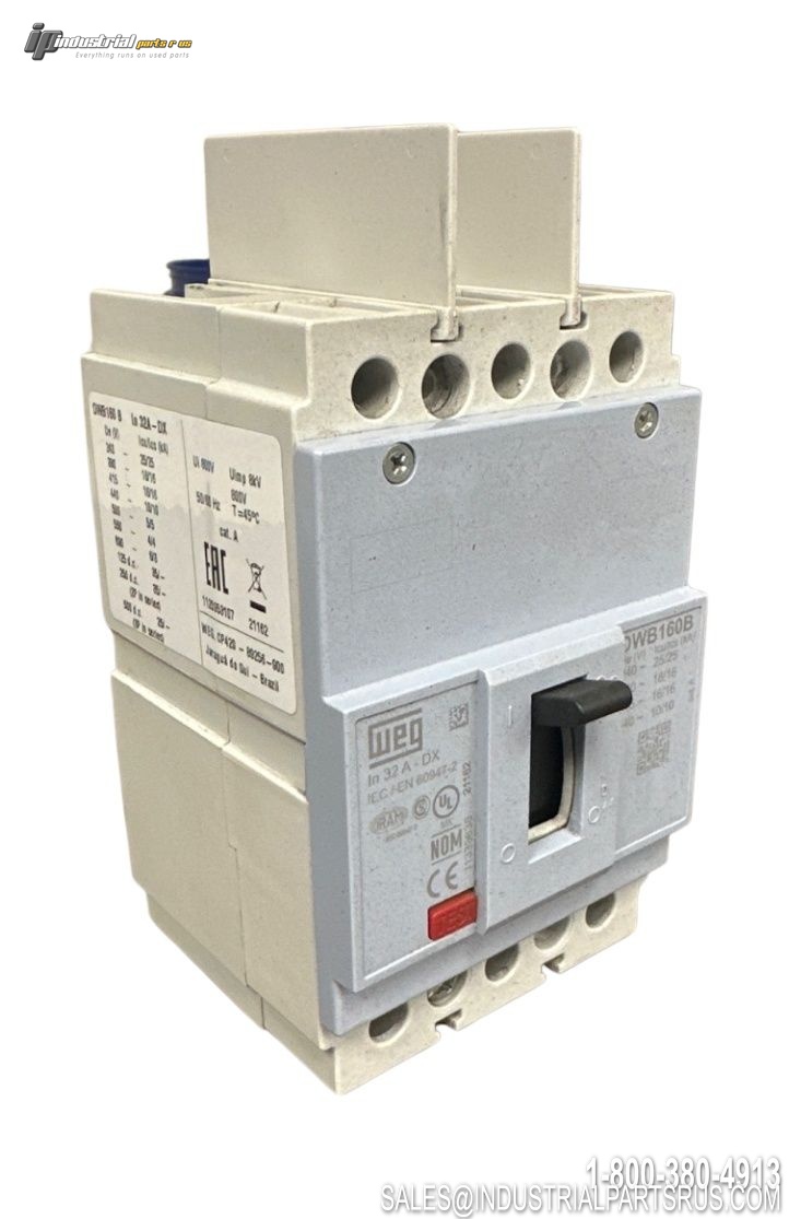 WEG DWB160B Molded Case Circuit Breaker Frame Size 160 DWB Series